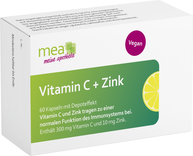 Produktbild: Bild: MEA Vitamin C+Zink Depot Kapseln