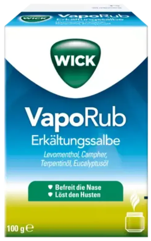 Produktabbildung: WICK VapoRub Erkältungssalbe von WICK Pharma - Zweigniederlassung der Procter & Gamble GmbH