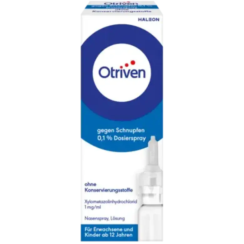 Produktabbildung: OTRIVEN 0,1% Dosierspray o.Konservierungsstoffe von Haleon Germany GmbH