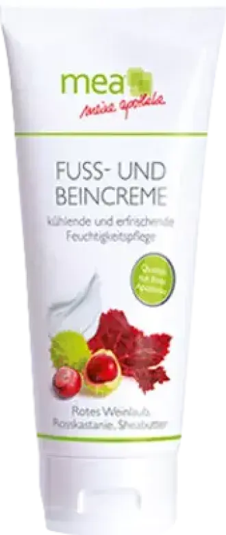 Produktabbildung: MEA samtweich Fuß- und Beincreme mit Weinlaub von Richard A.L.Witt GmbH
