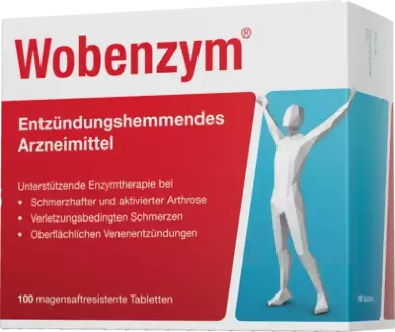 Produktabbildung: WOBENZYM magensaftresistente Tabletten von MUCOS Pharma GmbH & Co. KG