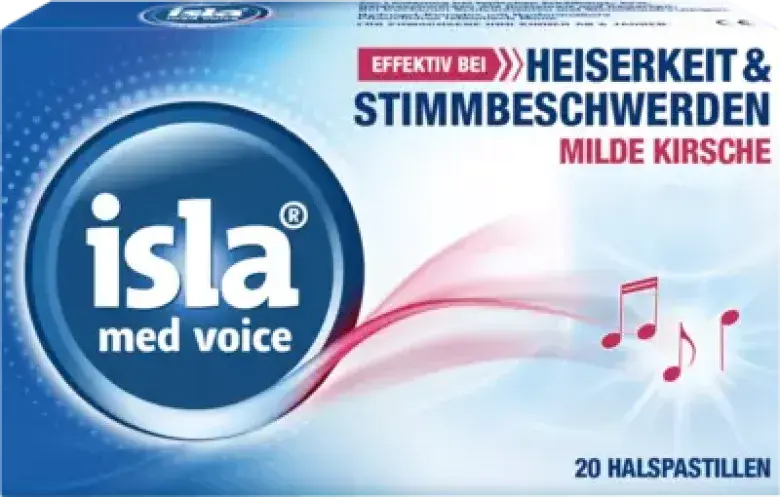 Produktabbildung: ISLA MED voice Pastillen von Engelhard Arzneimittel GmbH & Co.KG