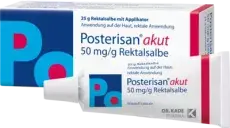 Produktabbildung: POSTERISAN akut 50 mg/g Rektalsalbe von DR. KADE Pharmazeutische Fabrik GmbH