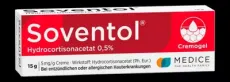 Produktabbildung: SOVENTOL Hydrocortisonacetat 0,5% Creme von MEDICE Arzneimittel Pütter GmbH&Co.KG