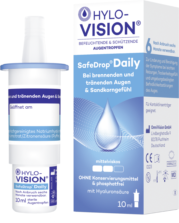 Packung HYLO-VISION SafeDrop Daily