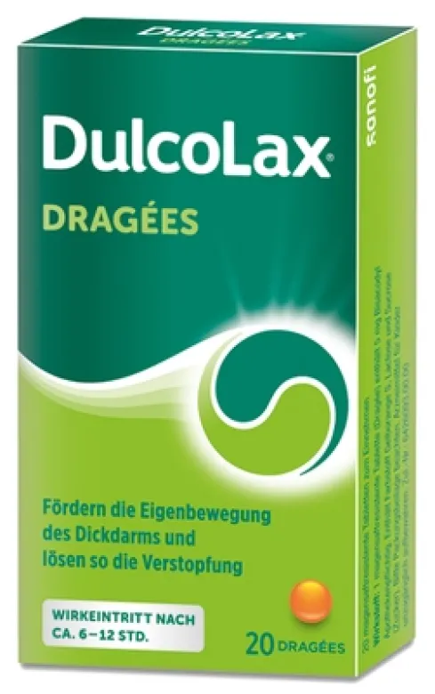 Produktabbildung: DULCOLAX Dragees 5 mg magensaftres.Tabletten von A. Nattermann & Cie GmbH