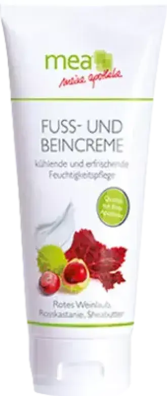 Produktabbildung: MEA samtweich Fuß- und Beincreme mit Weinlaub von Richard A.L.Witt GmbH