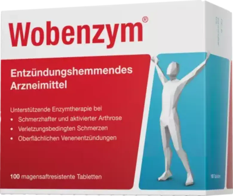 Produktabbildung: WOBENZYM magensaftresistente Tabletten von MUCOS Pharma GmbH & Co. KG