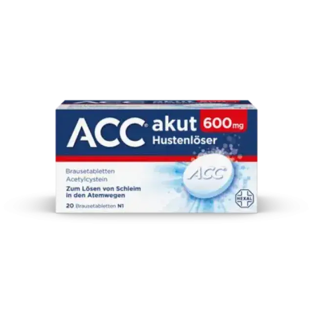 Produktabbildung: ACC akut 600 Brausetabletten von Hexal AG