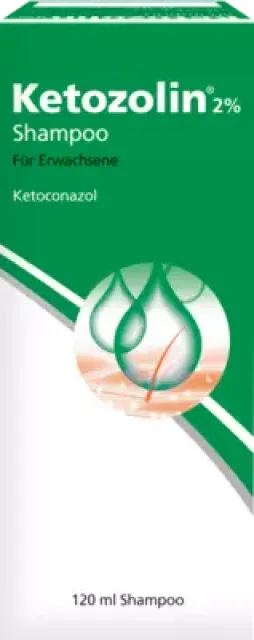 Produktabbildung: KETOZOLIN 2% Shampoo von DERMAPHARM AG