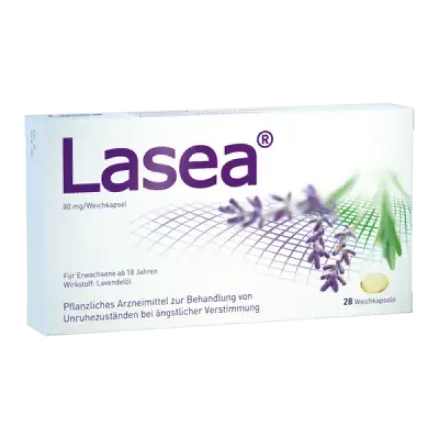 Produktabbildung: LASEA Weichkapseln von Dr.Willmar Schwabe GmbH & Co.KG
