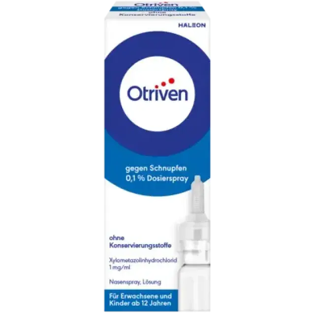 Produktabbildung: OTRIVEN 0,1% Dosierspray o.Konservierungsstoffe von Haleon Germany GmbH