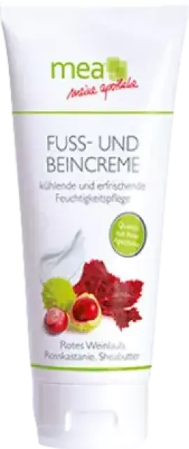 Produktabbildung: MEA samtweich Fuß- und Beincreme mit Weinlaub von Richard A.L.Witt GmbH