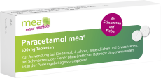 Packung PARACETAMOL mea 500 mg
