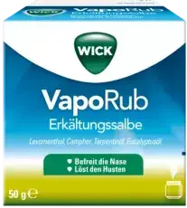 Produktabbildung: WICK VapoRub Erkältungssalbe von WICK Pharma - Zweigniederlassung der Procter & Gamble GmbH