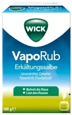 Produktabbildung: WICK VapoRub Erkältungssalbe von WICK Pharma - Zweigniederlassung der Procter & Gamble GmbH