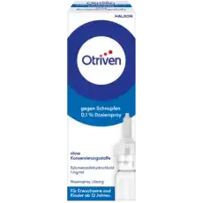 Produktabbildung: OTRIVEN 0,1% Dosierspray o.Konservierungsstoffe von Haleon Germany GmbH