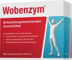 Produktabbildung: WOBENZYM magensaftresistente Tabletten von MUCOS Pharma GmbH & Co. KG