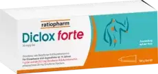 Produktabbildung: DICLOX forte 20 mg/g Gel von ratiopharm GmbH