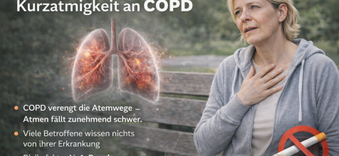 COPD - Denken Sie bei Kurzatmigkeit an COPD